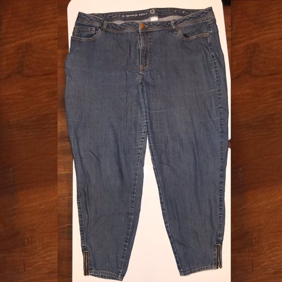 N62 Signature Fit Ankle Jeans w41x28 Inseam - Picture 1 of 9